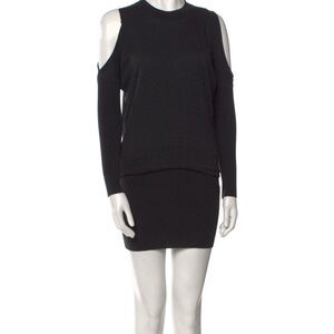 AllSaints Crew Neck Midi Length Dress